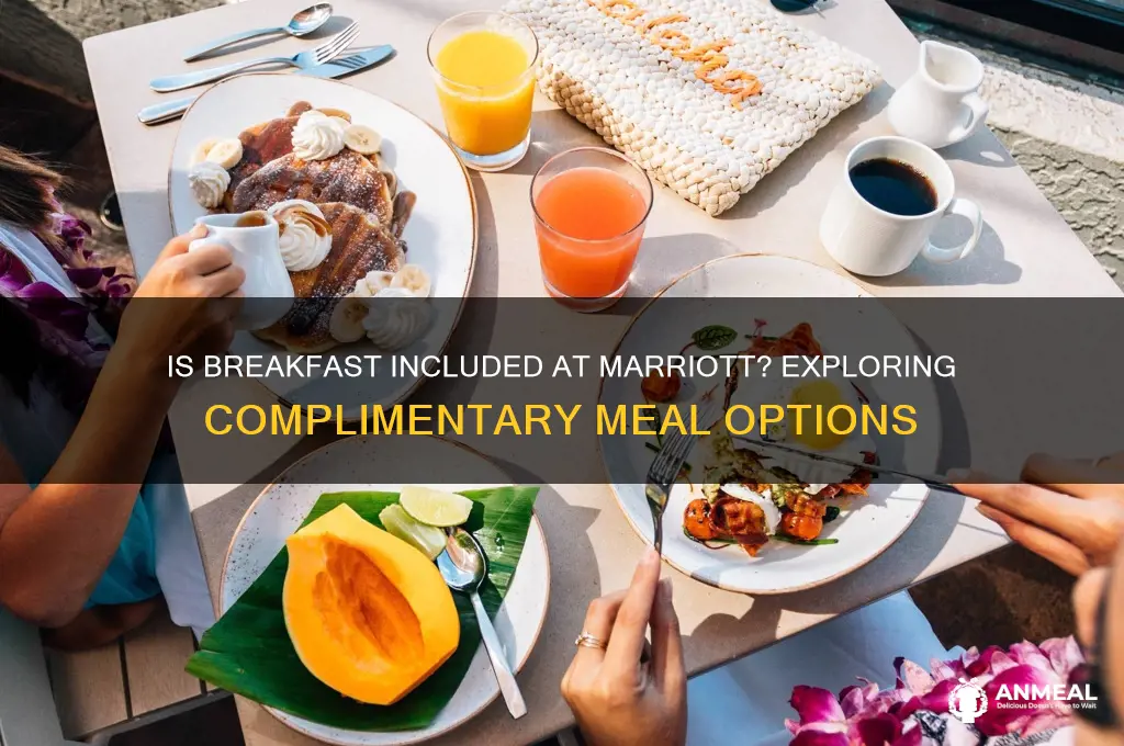 is breakfast complementary in marriet