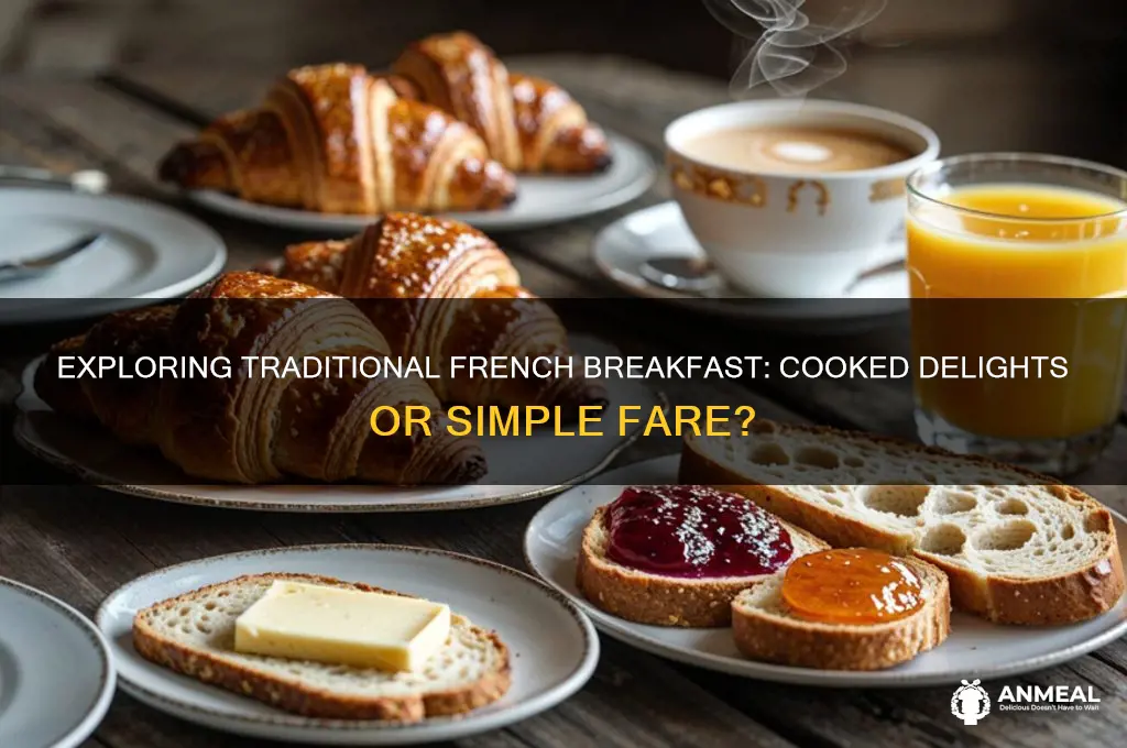 is breakfast cooked in france