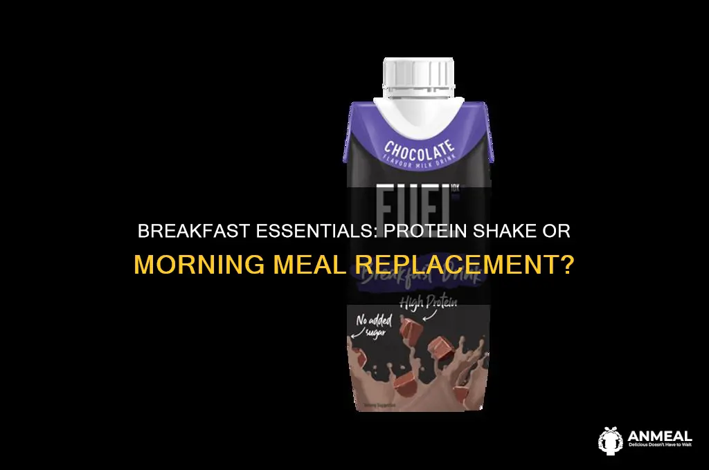 is breakfast essentials a protein shake
