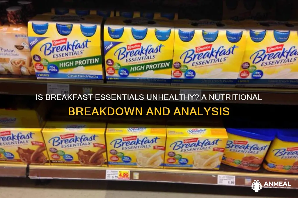 is breakfast essentials bad for you
