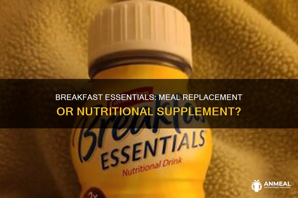 is breakfast essentials meal replacement
