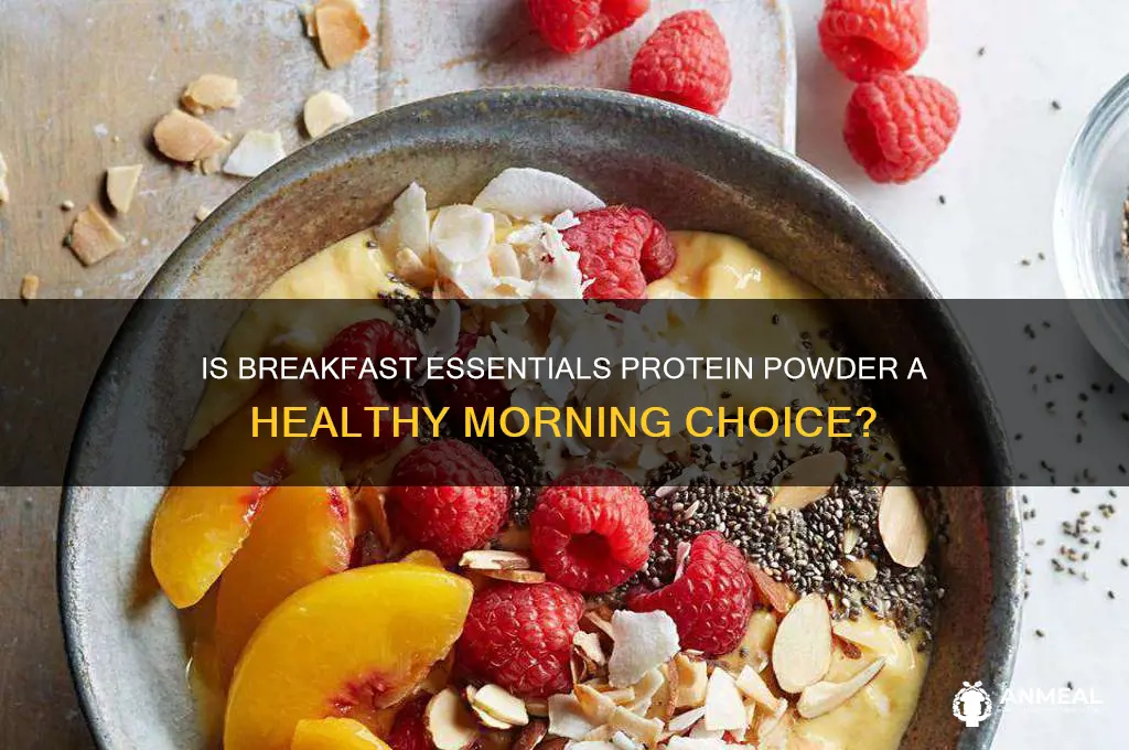 is breakfast essentials protien powder