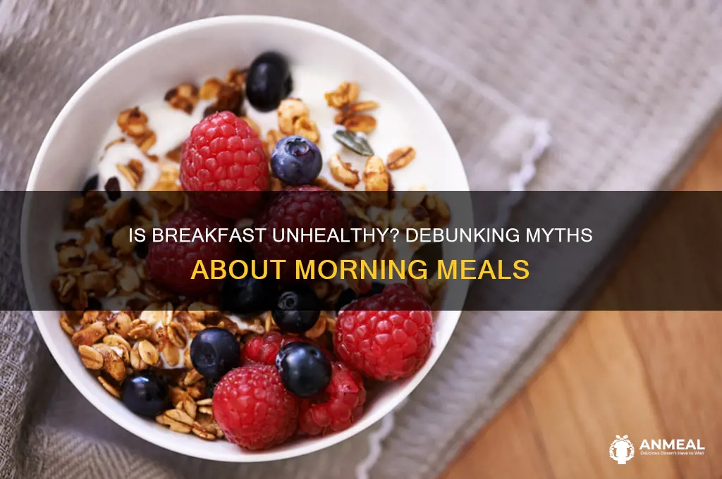 is breakfast food unhealthy