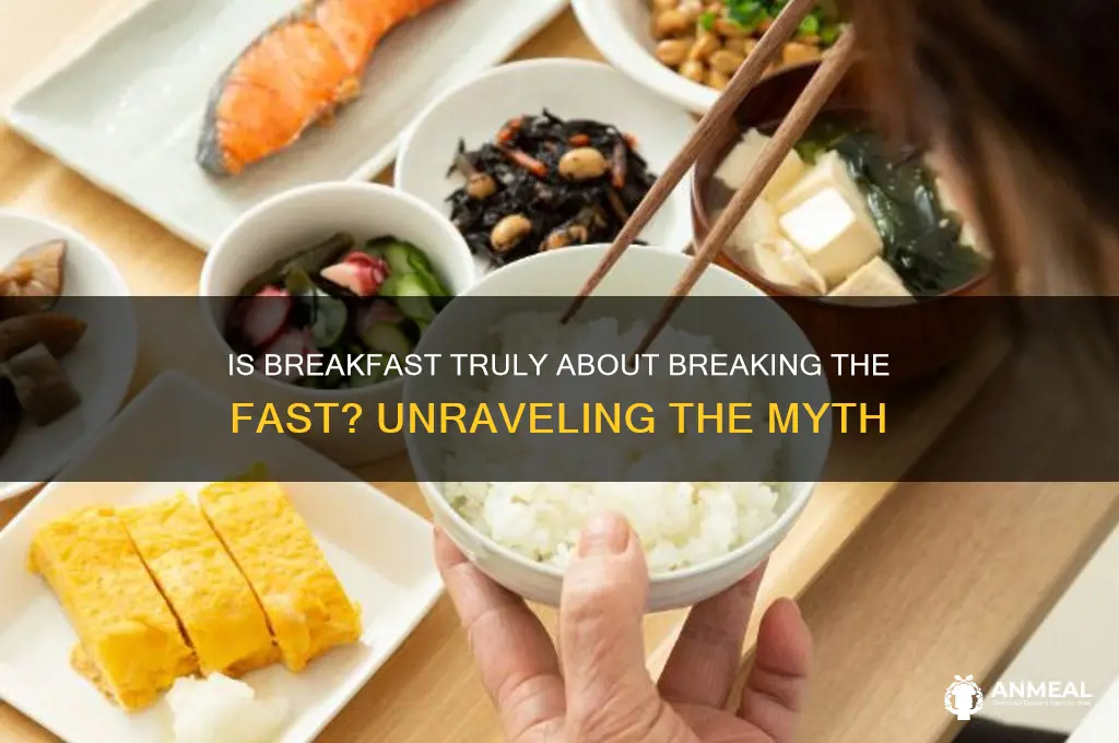 is breakfast from breaking the fast