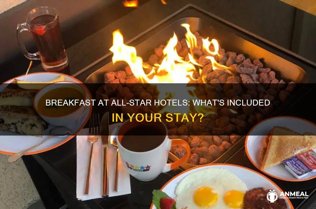 is breakfast included at all star hotels