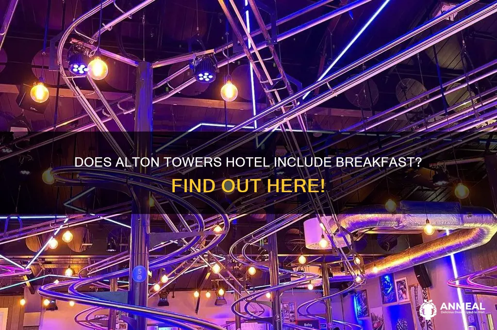 is breakfast included at alton towers hotel