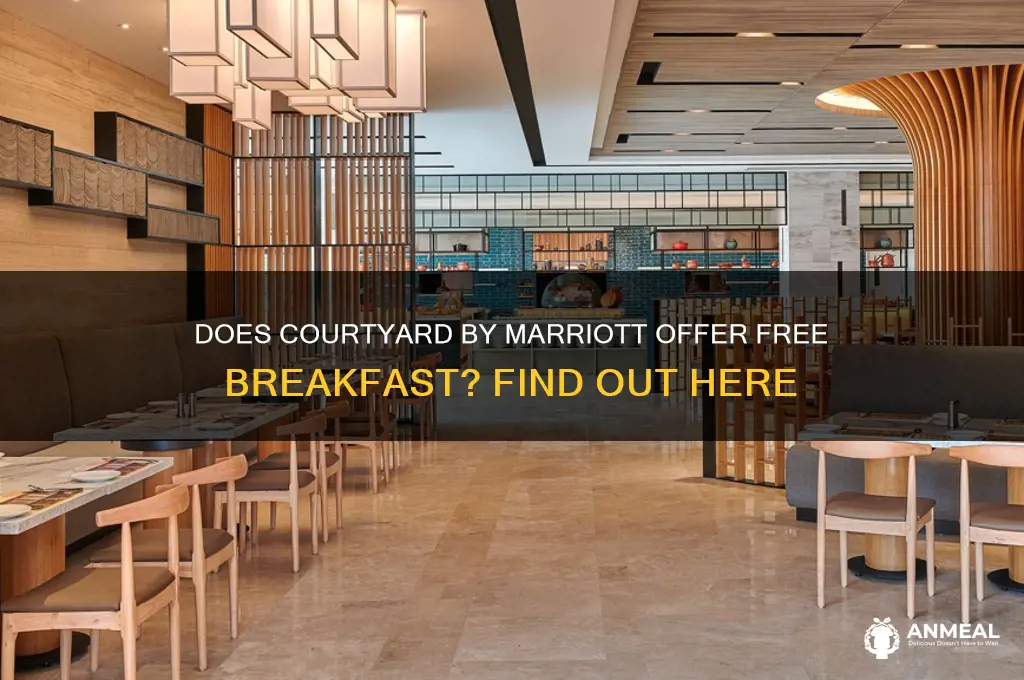 is breakfast included at courtyard by marriott