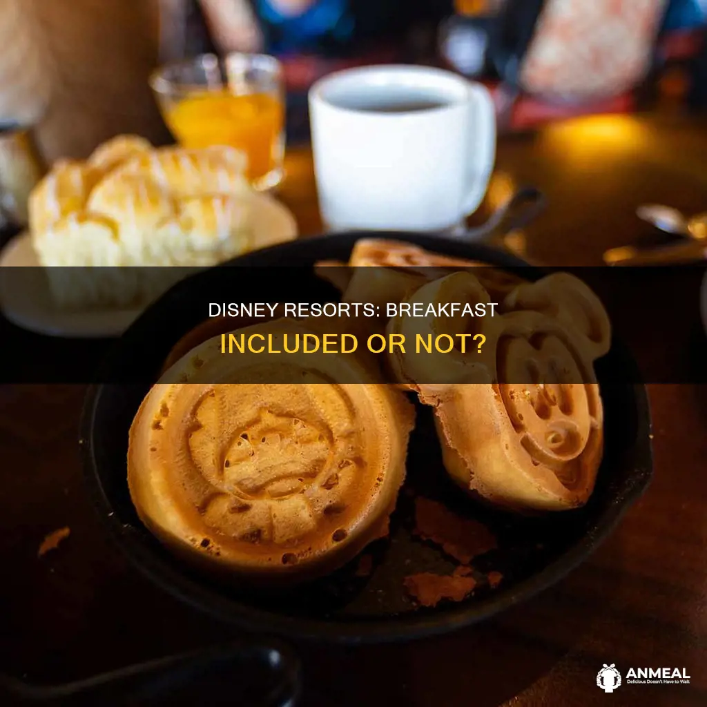 is breakfast included at disney resorts