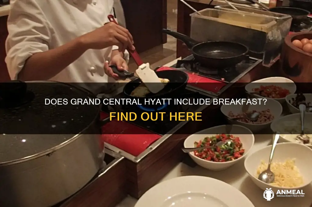 is breakfast included at grnad central hyatt