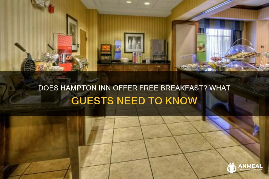 is breakfast included at hampton inn