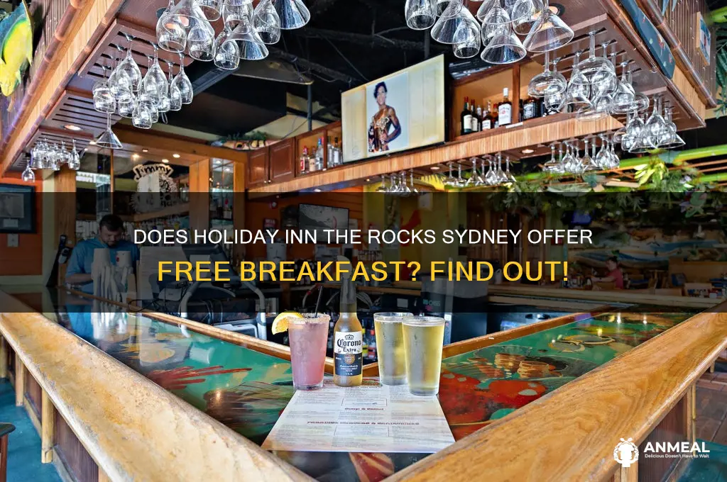 is breakfast included at holiday inn the rocks sydney