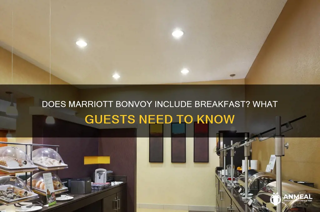is breakfast included at marriott bonvoy