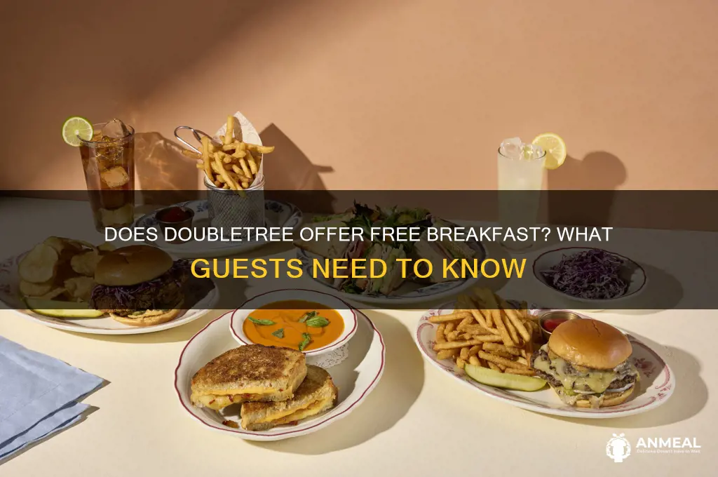 is breakfast included at the doubletree