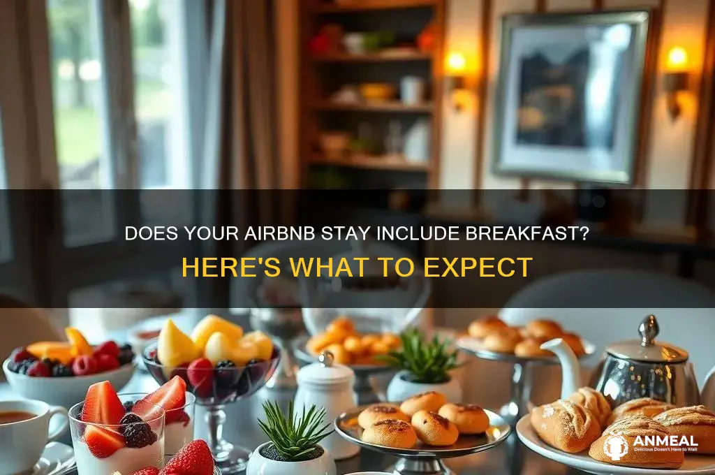 is breakfast included in airbnb