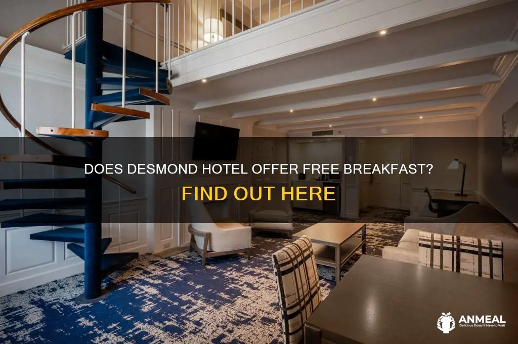 is breakfast included in desmond hitel