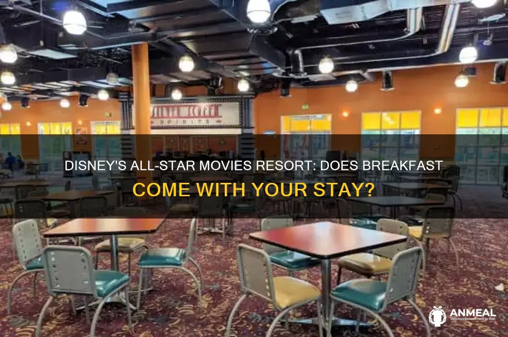 is breakfast included in disney