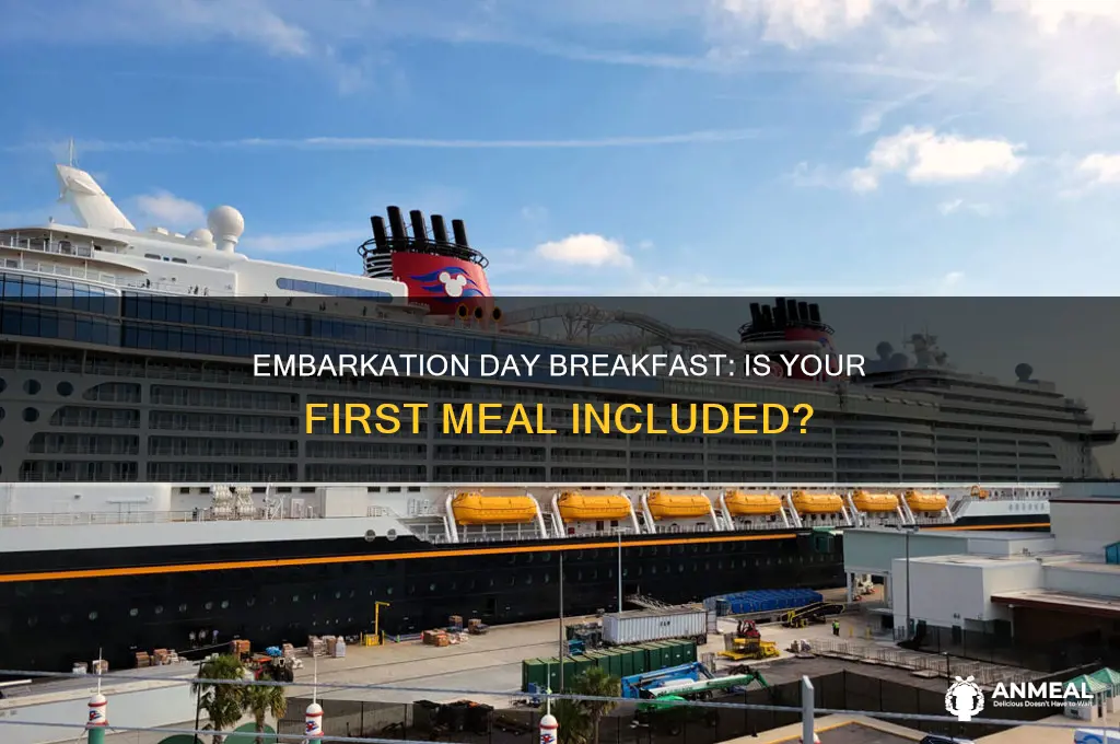 is breakfast included the day of embarkation