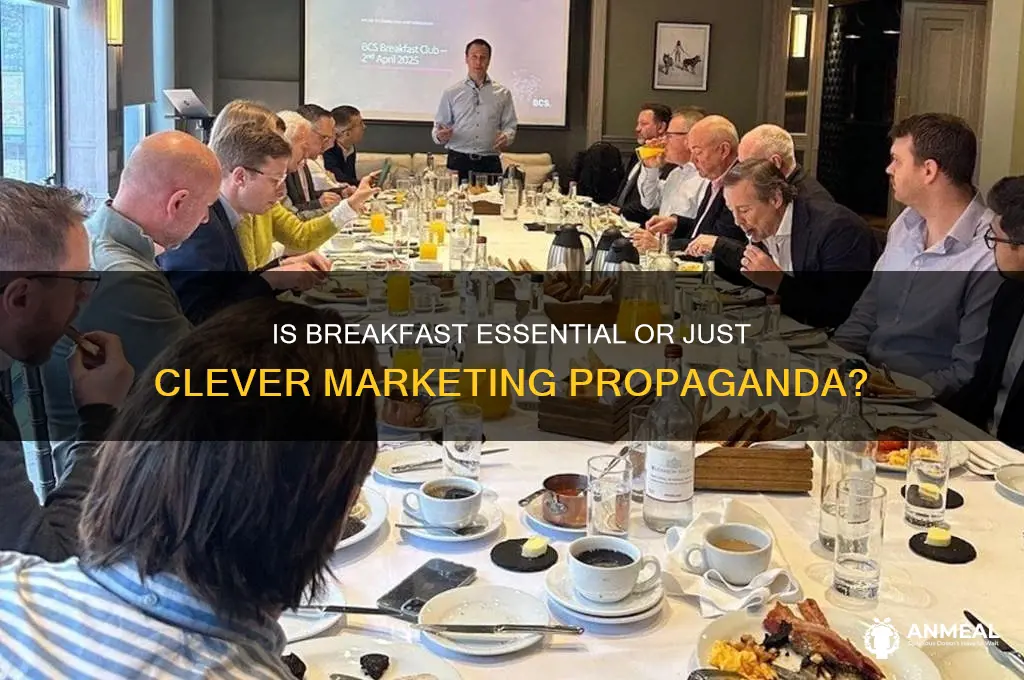 is breakfast just propaganda