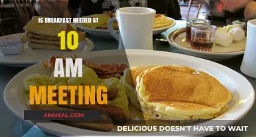 Breakfast at 10 AM Meetings: Necessary or Optional?
