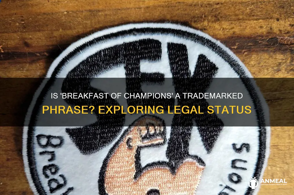 is breakfast of champions trademarked