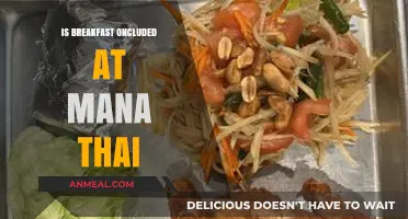 Does Mana Thai Include Breakfast? A Complete Guide for Guests