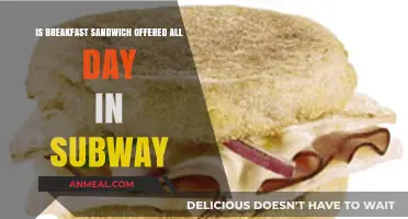 Can You Order Subway's Breakfast Sandwiches Anytime? Find Out Here