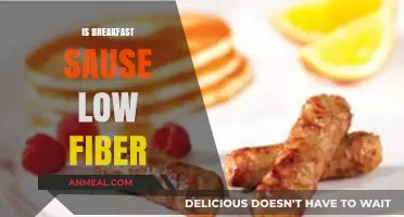 Is Breakfast Sausage Low in Fiber? A Nutritional Breakdown