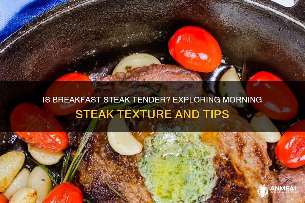 is breakfast steak tender