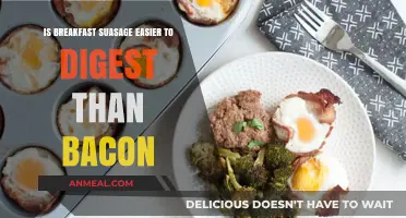 Breakfast Sausage vs. Bacon: Which is Easier to Digest?