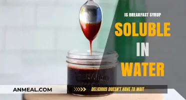 Is Breakfast Syrup Soluble in Water? A Sweet Science Exploration