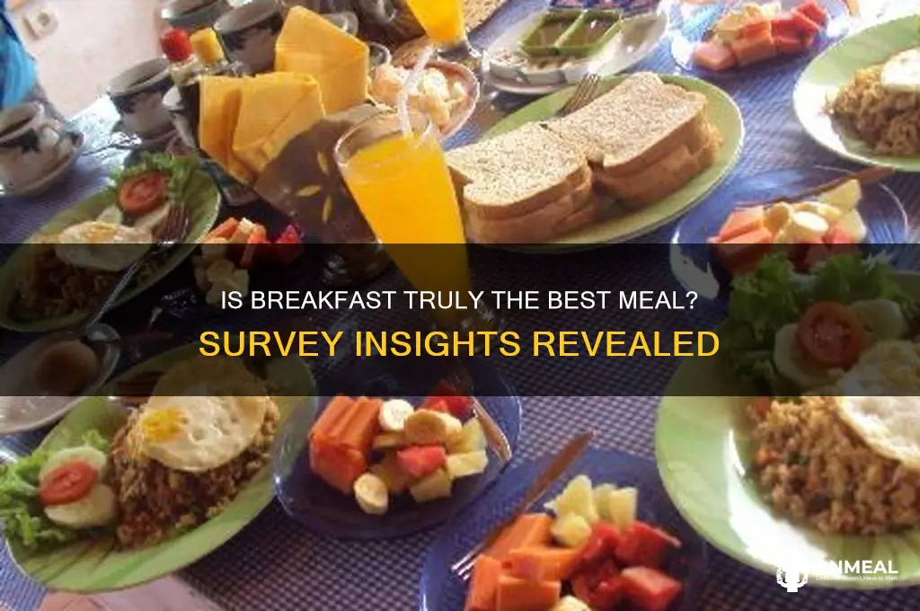 is breakfast the best meal of the day survey