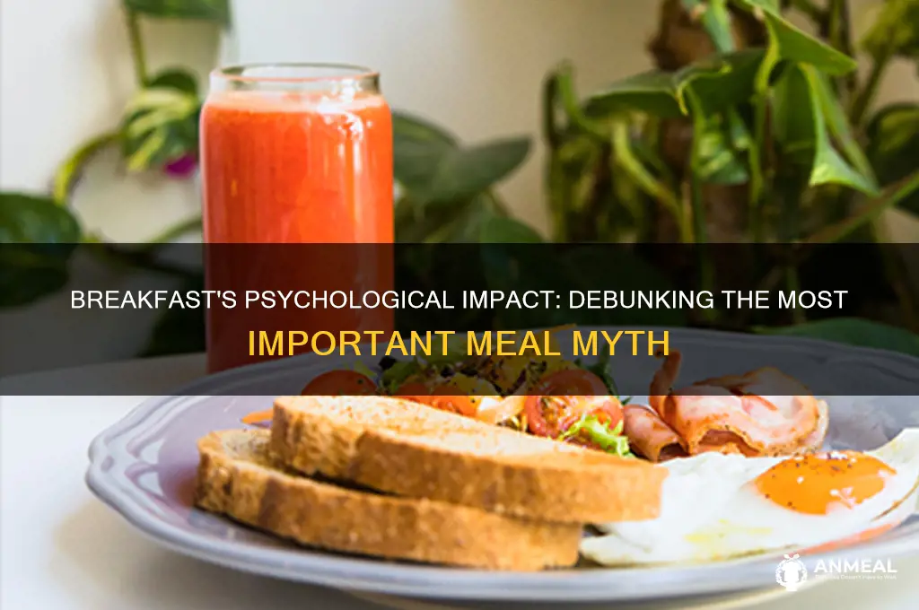 is breakfast the most important meal of the day psychology
