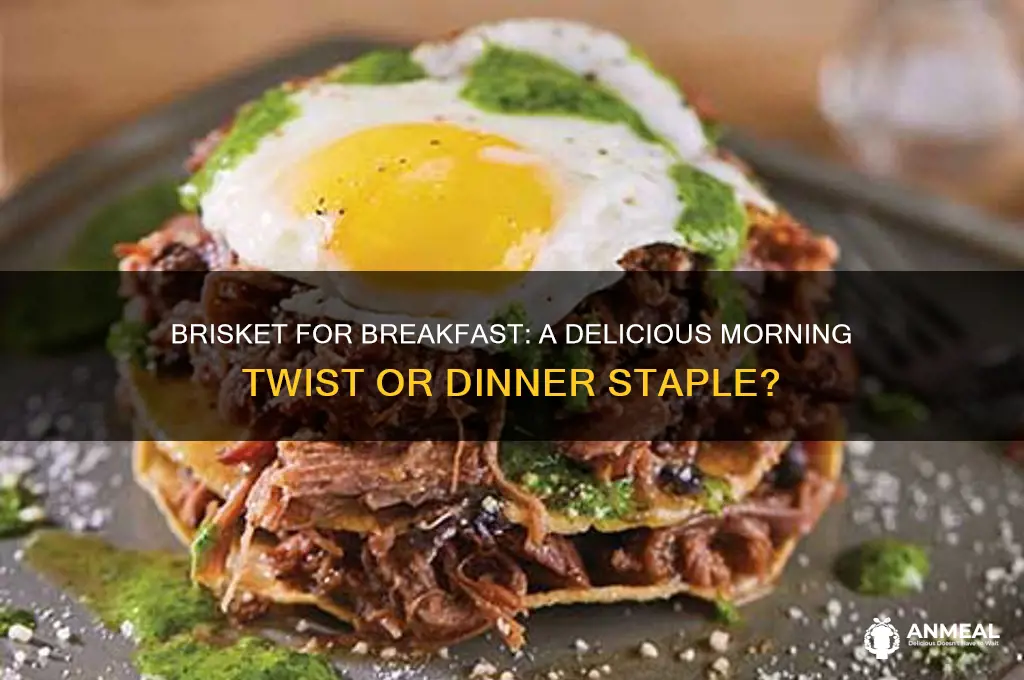 is brisket a breakfast food