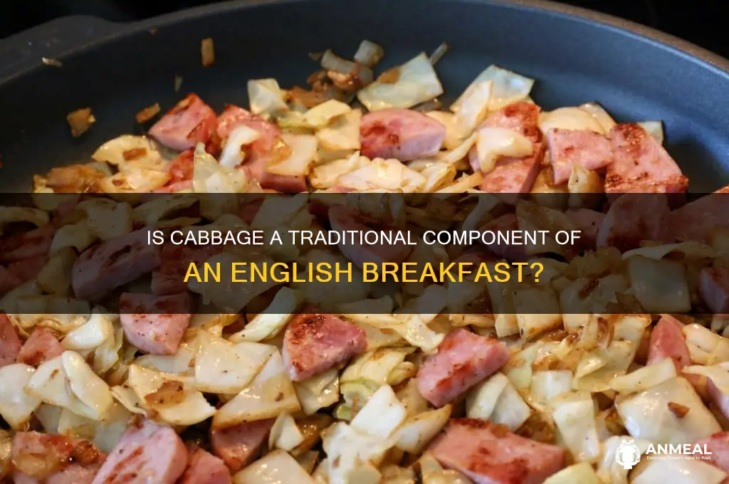is cabbage part of an english breakfast