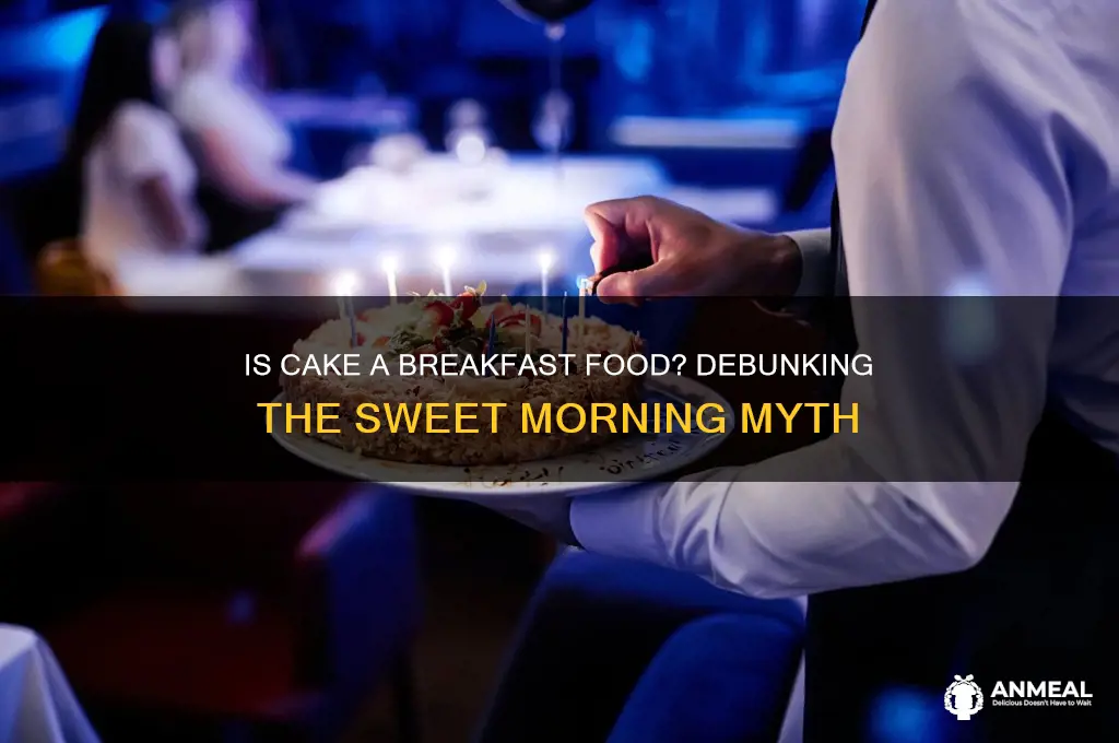 is cake a breakfast food