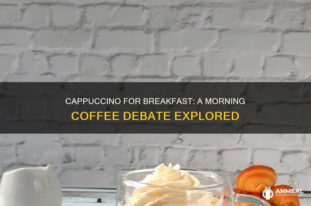 is cappuccino a breakfast coffee