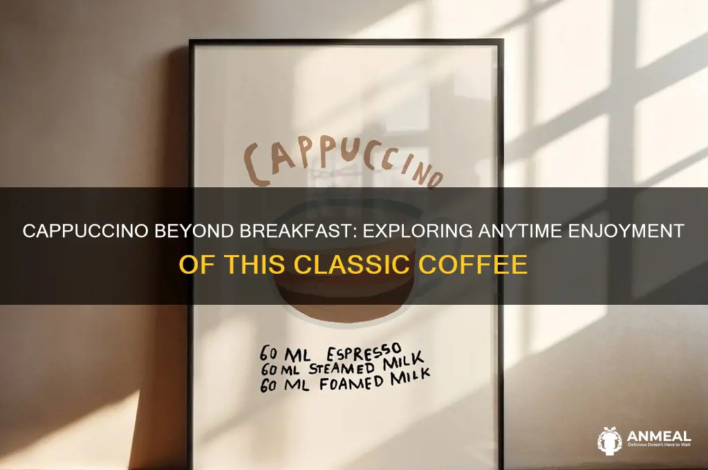 is cappuccino only for breakfast