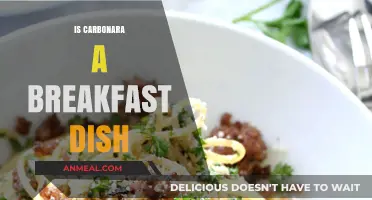 Carbonara for Breakfast: A Morning Indulgence or Culinary Misstep?