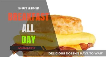 Does Carl's Jr. Serve Their Famous Biscuit Breakfast All Day?