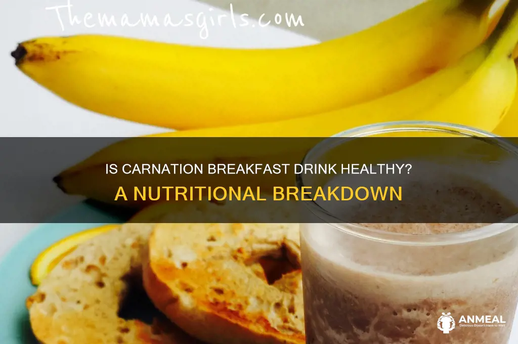 is carnation breakfast drink heathy