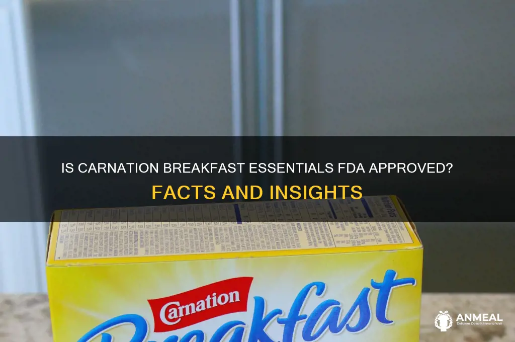 is carnation breakfast essential fda approved