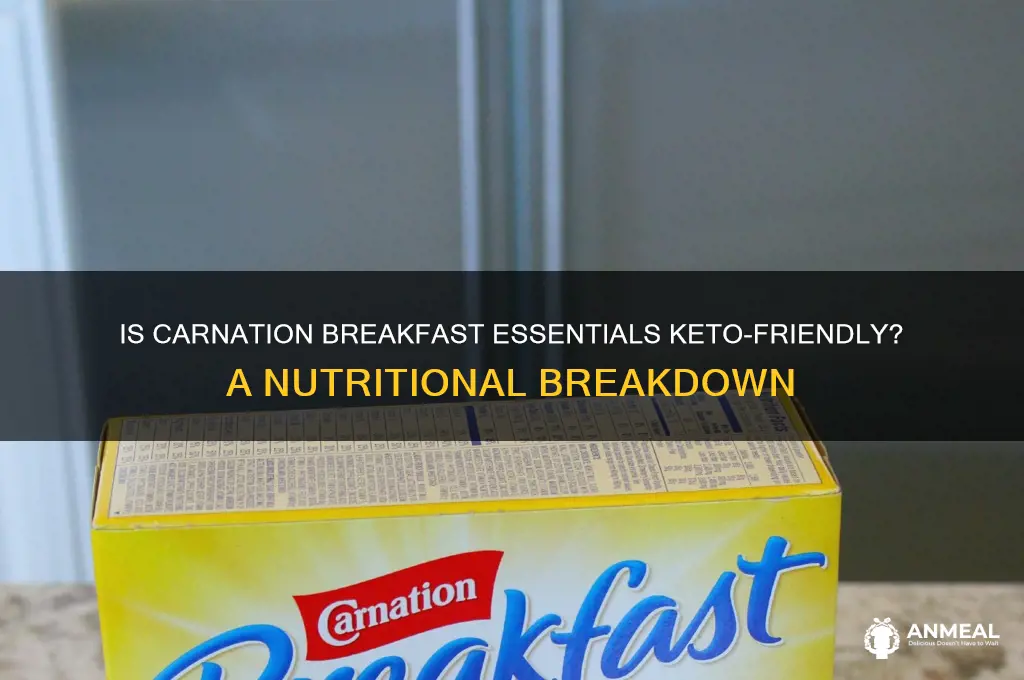 is carnation breakfast essentials drink keto