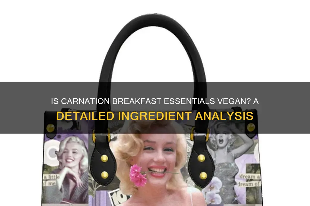 is carnation breakfast essentials vegan