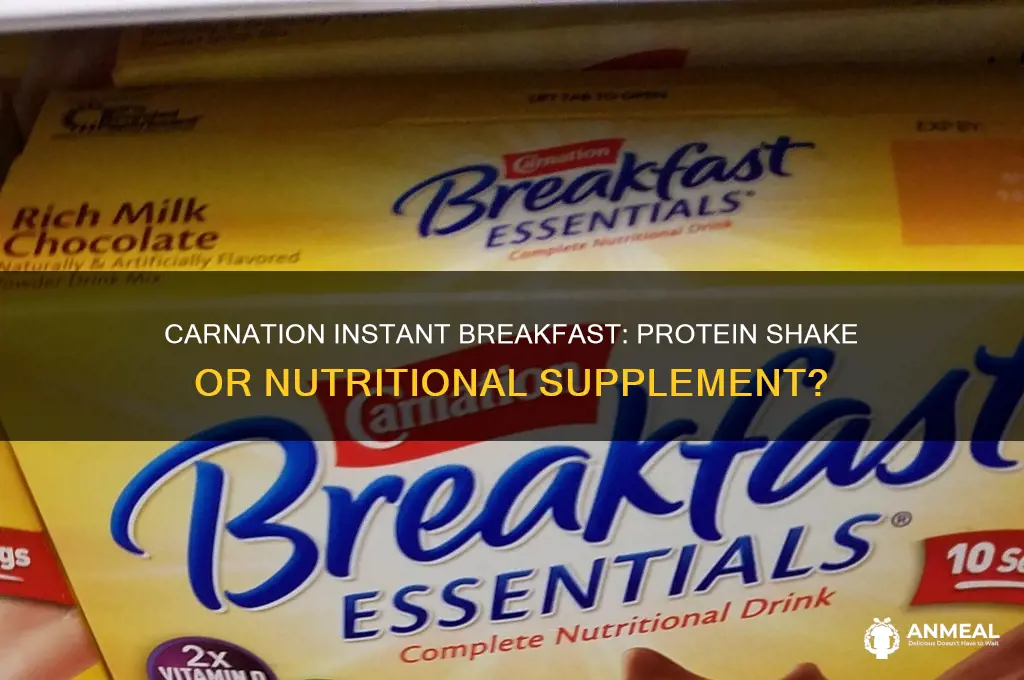 is carnation instant breakfast a protein shake