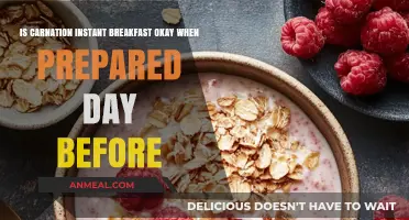 Can You Prep Carnation Instant Breakfast the Night Before?