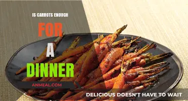 Can Carrots Alone Make a Satisfying Dinner? Exploring Nutritional Adequacy