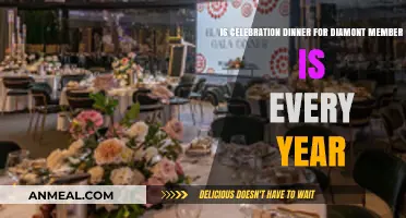 Annual Diamond Member Celebration Dinner: A Yearly Tradition or One-Time Event?