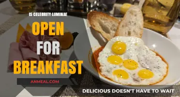 Celebrity Luminae Breakfast Hours: Is It Open Early?