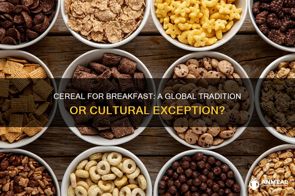 is cereal a common breakfast around the world