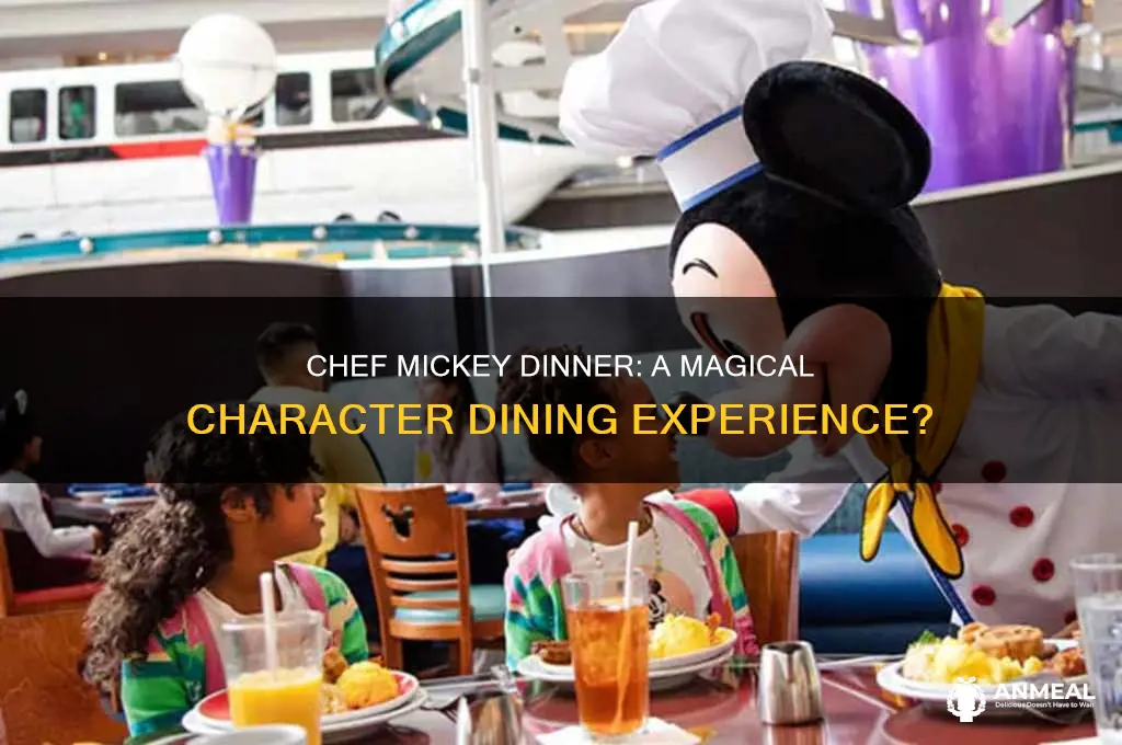 is chef mickey dinner a character dinner